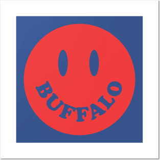 Buffalo New York Smiley Face Posters and Art